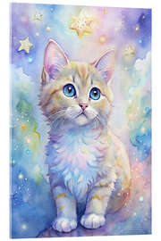 Acrylic print Kittens in the fantasy world - nobelart