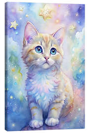 Canvas print Kittens in the fantasy world - nobelart