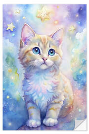Sticker mural Kittens in the fantasy world - nobelart