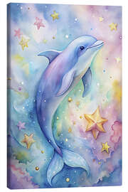 Lærredsbillede Dolphin in the fantasy world