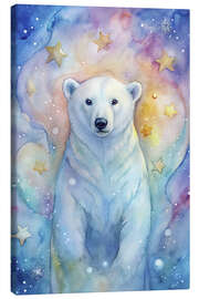 Lærredsbillede Polar bear in the fantasy world