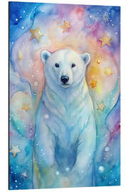 Magnettafel Polarbär in der Fantasiewelt