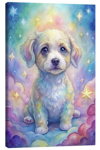 Obraz na płótnie Puppy in the fantasy world
