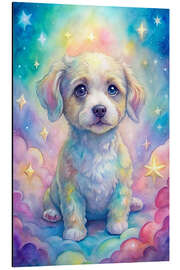 Magnettafel Welpe in der Fantasiewelt