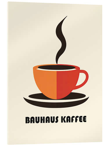 Acrylic print Bauhaus Kaffee