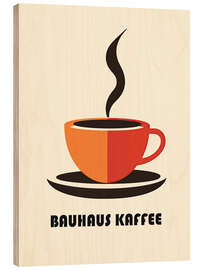 Holzbild Bauhaus Kaffee