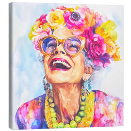 Canvas print Style Icon - Andrea Haase
