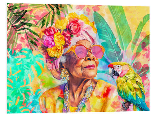 Obraz na PCV Tropical Style