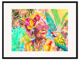 Gerahmter Kunstdruck Tropical Style