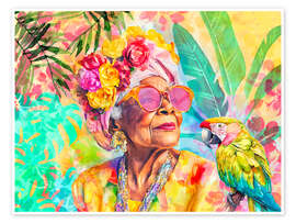 Plakat Tropical Style - Andrea Haase