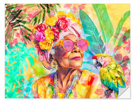 Wall sticker Tropical Style