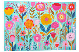 Hartschaumbild Blumenwiese