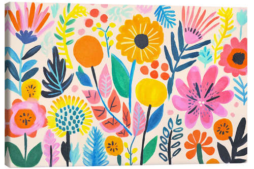 Canvas print Colourful summer meadow