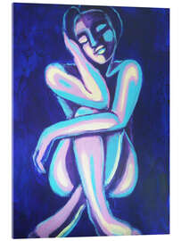 Acrylglasbild Entspannende Dame - Carmen Tyrrell