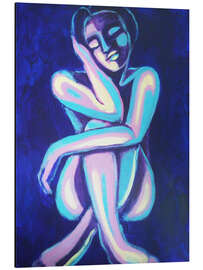 Alubild Entspannende Dame - Carmen Tyrrell