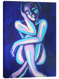 Leinwandbild Entspannende Dame - Carmen Tyrrell