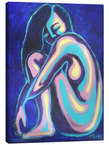Tableau sur toile Dreaming Lady
