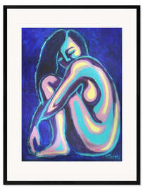 Framed art print Dreaming Lady - Carmen Tyrrell