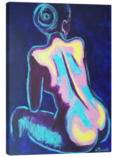Tableau sur toile Relaxing Lady