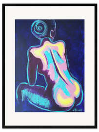 Framed art print Relaxing Lady