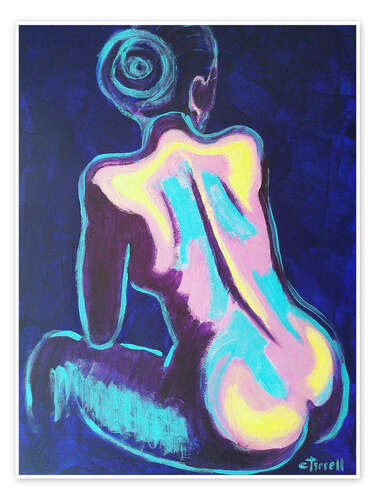 Poster Relaxing Lady