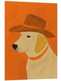 Tableau en PVC Dog with Hat