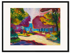 Framed art print Luxembourg Gardens - Henri Matisse
