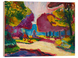 Obraz na drewnie Luxembourg Gardens - Henri Matisse