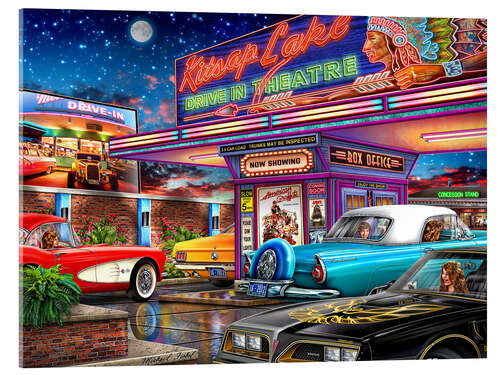 Acrylic print At The Drive-In