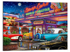 Tableau en aluminium At The Drive-In - Michael Fishel