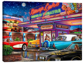 Canvas print At The Drive-In - Michael Fishel