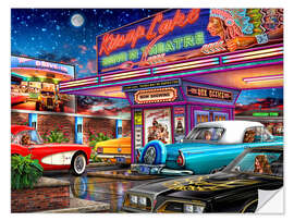 Wandsticker At The Drive-In