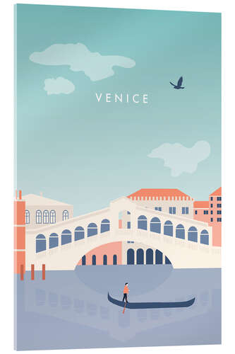 Akrylglastavla Venice