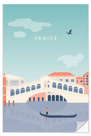 Wandsticker Venedig
