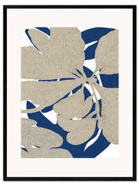 Gerahmter Kunstdruck Calm Strokes No 28