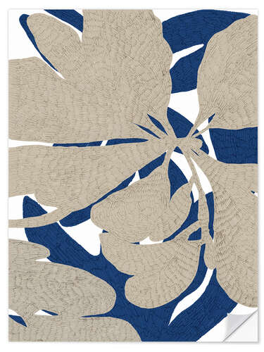 Sticker mural Calm Strokes No 28
