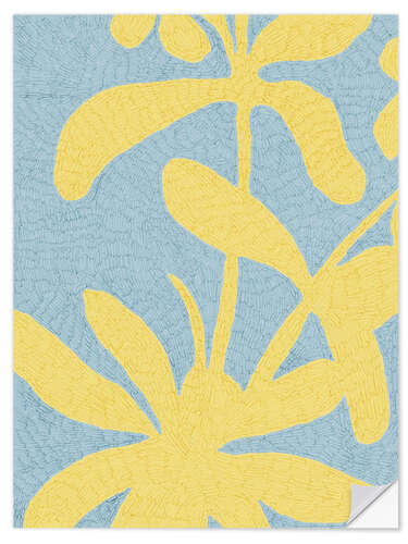 Vinilo para la pared Calm Strokes No 23