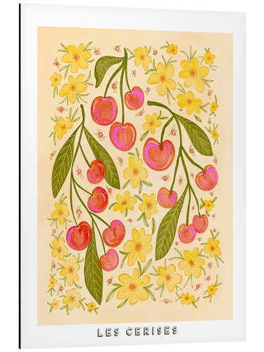 Aluminium print Les Cerises (the cherries)