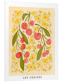 Hartschaumbild Les Cerises (die Kirschen) - Nikita Jariwala