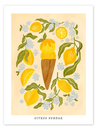 Plakat Citrus Sundae