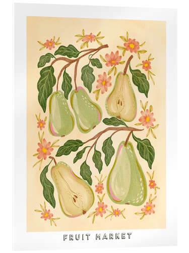 Acrylglas print Fruit Market