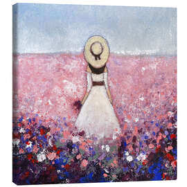 Canvastavla Looking back - Adriane Dworzak