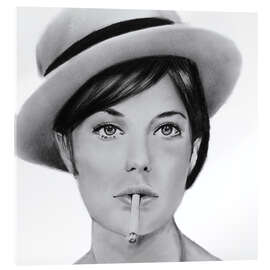 Acrylglasbild Birkin’s Gaze - Denny Stoekenbroek