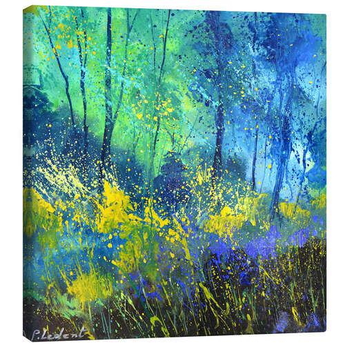 Canvas print Light in the wood