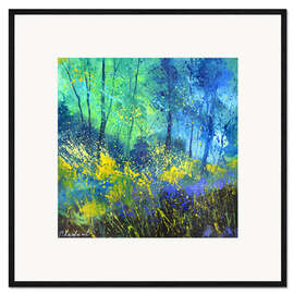 Framed art print Light in the wood - Pol Ledent