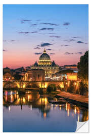 Wall sticker Sunset over Rome