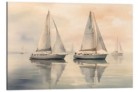 Tableau en aluminium Tranquil Sailing - Dani Jay Designs