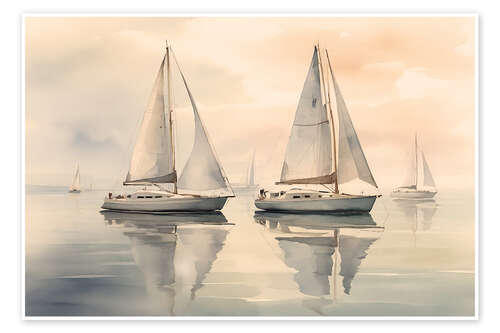 Poster Tranquil Sailing