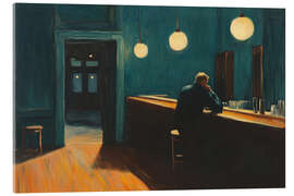 Tableau en verre acrylique Midnight Diner - Felipe Hora