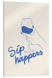 Galleritryck Sip happens - bykammille
